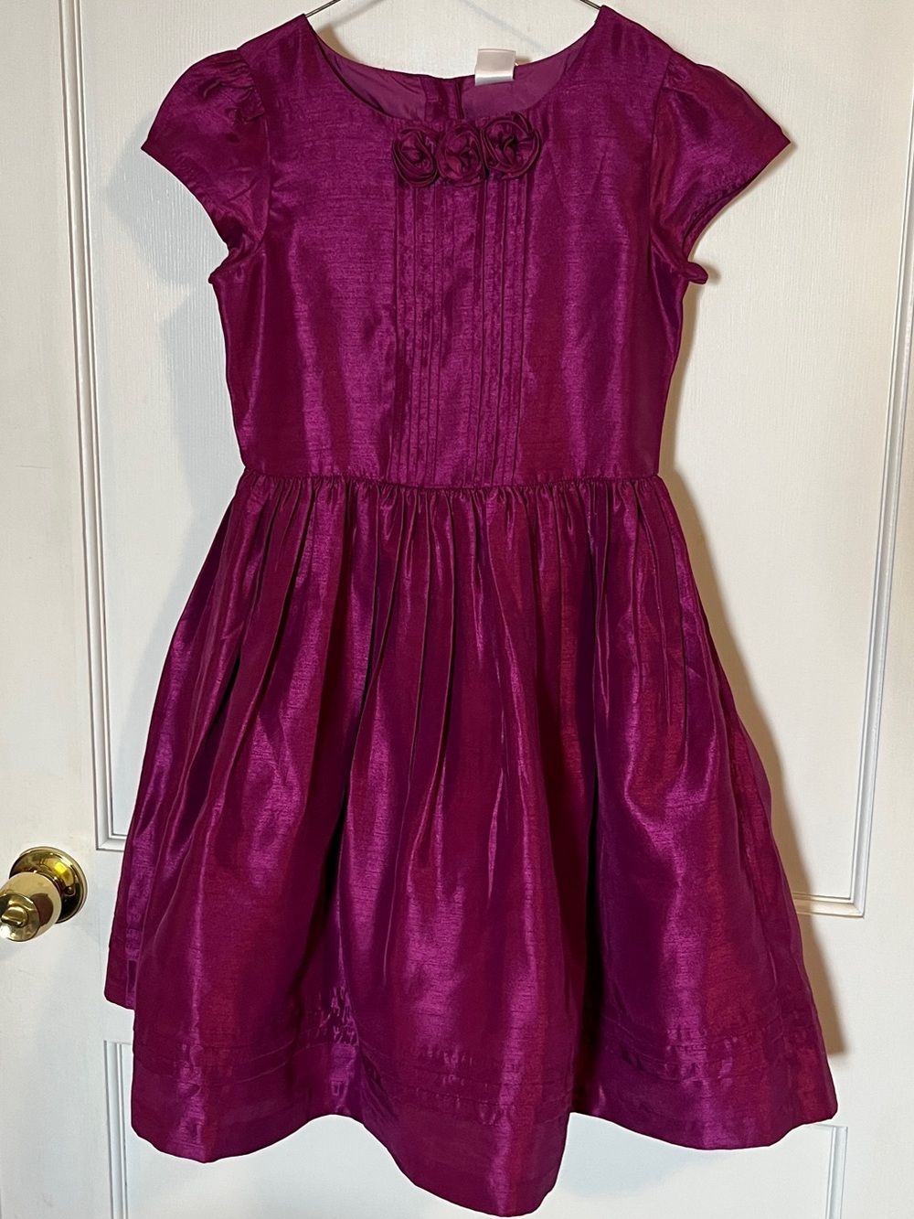 Gymboree NWT Girls' Fuchsia Party Dress with Rosette Detail